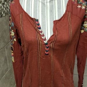 Tiny Embroidered Top